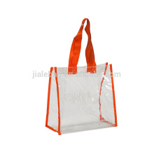 2016 fashion clear vinyl pvc bag PVC shopping bag